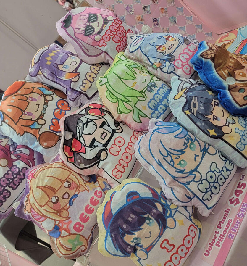 V-Tuber Pillows V-Tuber Pillows